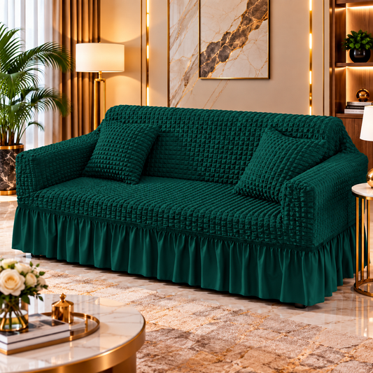 BUBBLE MESH QUILTED SOFA COVER #026