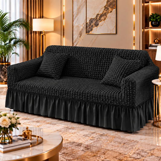 BUBBLE MESH QUILTED SOFA COVER #028
