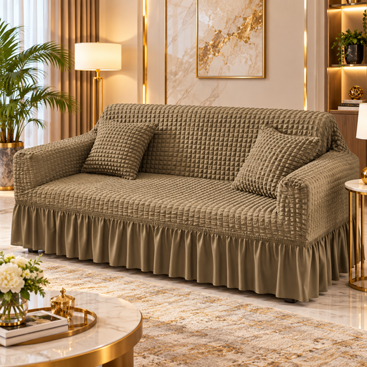 BUBBLE MESH QUILTED SOFA COVER #029