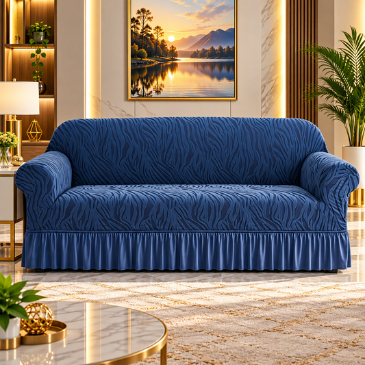 ZEBRA VELVET SOFA COVER  #02