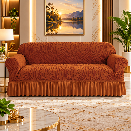 ZEBRA VELVET SOFA COVER  #03