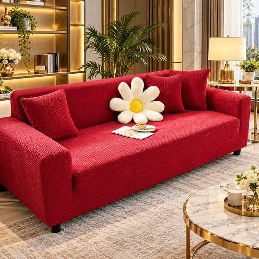 JECQUARD MESH QUILTED SOFA COVER #043