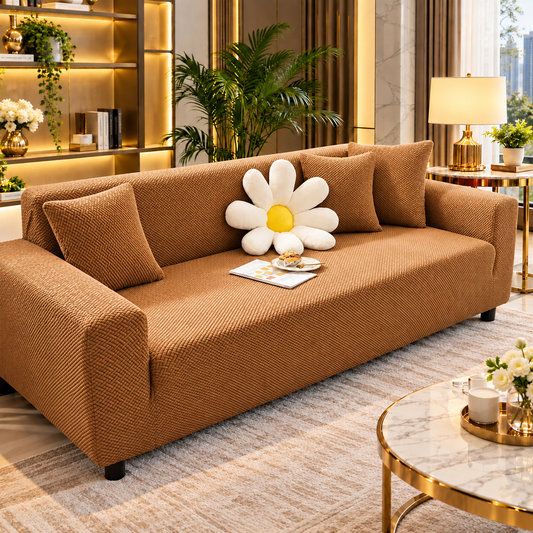 JECQUARD MESH QUILTED SOFA COVER #045
