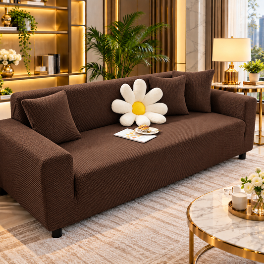JECQUARD MESH QUILTED SOFA COVER #046