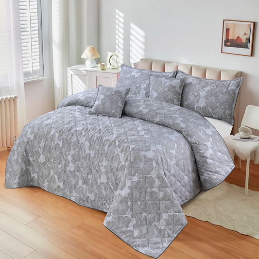 HEAVY PLACHI FULLY QUILTED BED SPREAD (5PCS) 4105