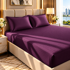 STRIPE FITTED CTN SHEET #094