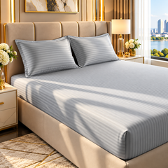 STRIPE FITTED CTN SHEET #097