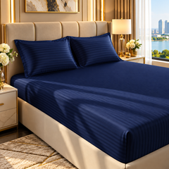 STRIPE FITTED CTN SHEET #098