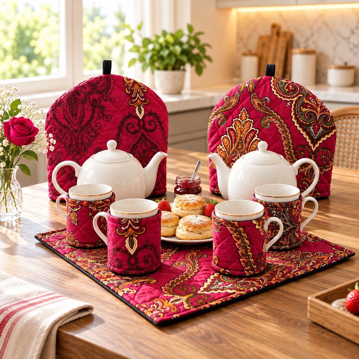 TEA COSY SET #2605