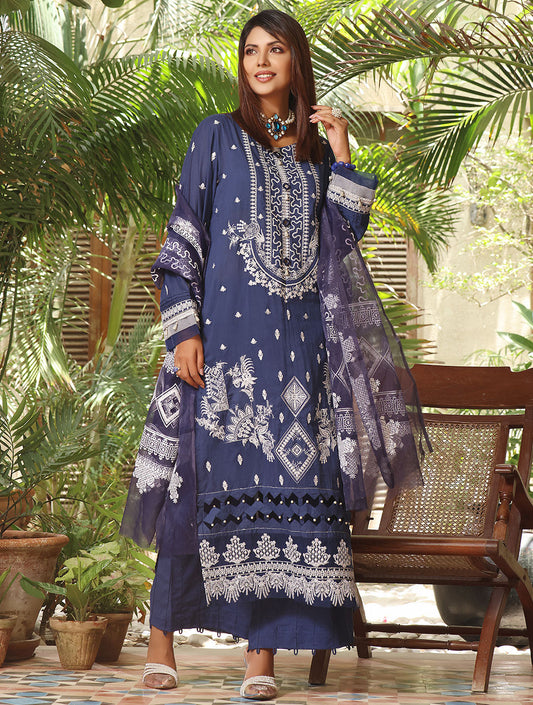 3 Piece Unstitched Lawn Suit KOE-17035 Khas Lawn 22 - Volume 11 FASUNSLAD 