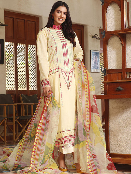 3 Piece Unstitched Lawn Suit KOE-17038 Khas Lawn 22 - Volume 11 FASUNSLAD 