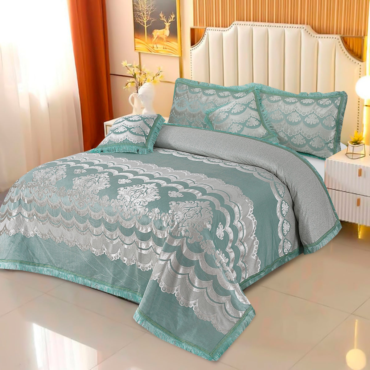 MARRY SILVER FANCY SHEET SET  4211