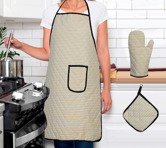 Sweet Home Apron Set - 3PC Kitchen Essentials - 701