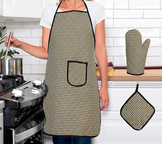 Sweet Home Apron Set - 3PC Kitchen Essentials - 702