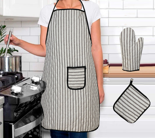 Sweet Home Apron Set - 3PC Kitchen Essentials - 705