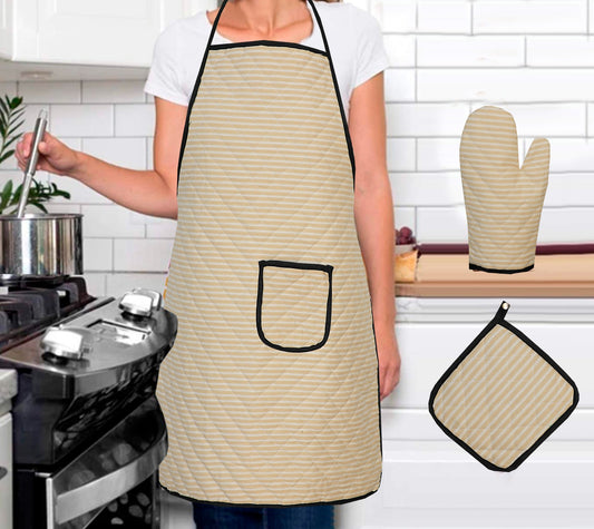 Sweet Home Apron Set - 3PC Kitchen Essentials - 706