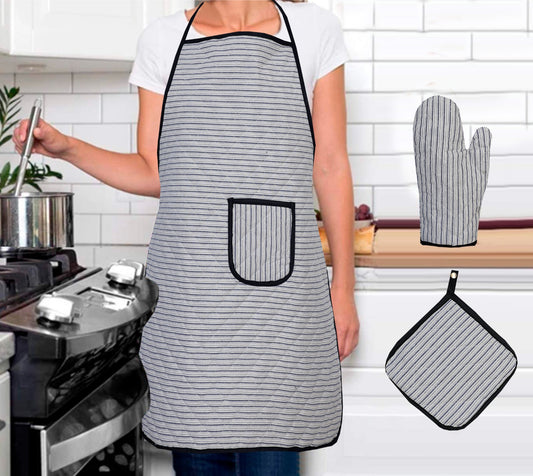 Sweet Home Apron Set - 3PC Kitchen Essentials - 707