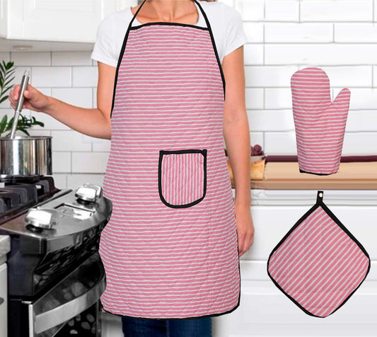 Sweet Home Apron Set - 3PC Kitchen Essentials - 710