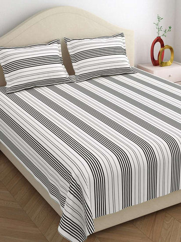 Gold Palm Cotton Jacquard Bed Sheet Set 1329