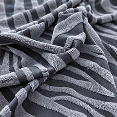 ZEBRA VELVET  SOFA COVER  #05