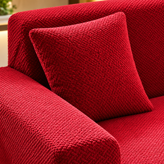 JECQUARD MESH QUILTED SOFA COVER #043