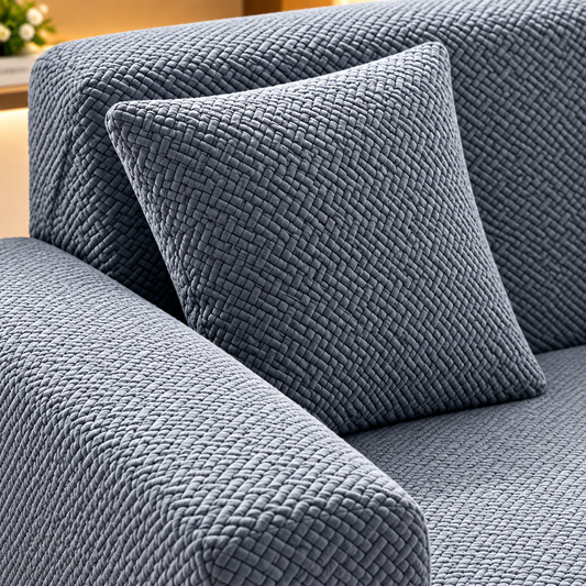 JECQUARD MESH QUILTED SOFA COVER #042