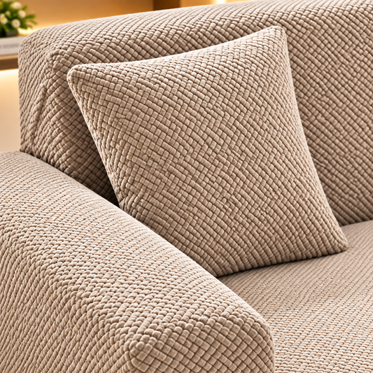 JECQUARD MESH QUILTED SOFA COVER #041