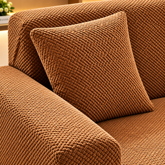 JECQUARD MESH QUILTED SOFA COVER #045