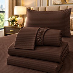 STRIPE FITTED CTN SHEET #0101
