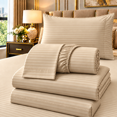 STRIPE FITTED CTN SHEET #096