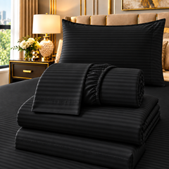 STRIPE FITTED CTN SHEET #093