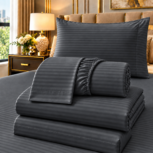 STRIPE FITTED CTN SHEET #099