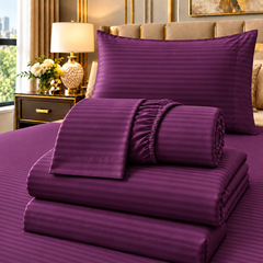 STRIPE FITTED CTN SHEET #094