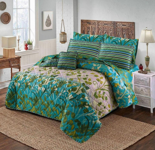 7pcs Comforter Set # 3213