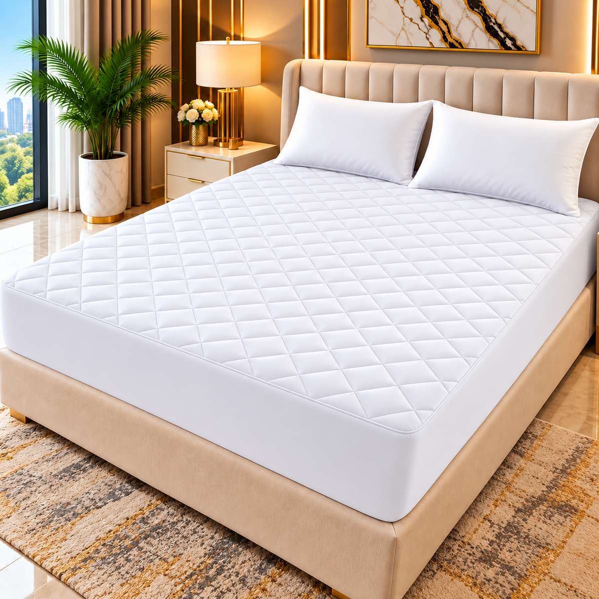 Waterproof Quilted Mattress Protector