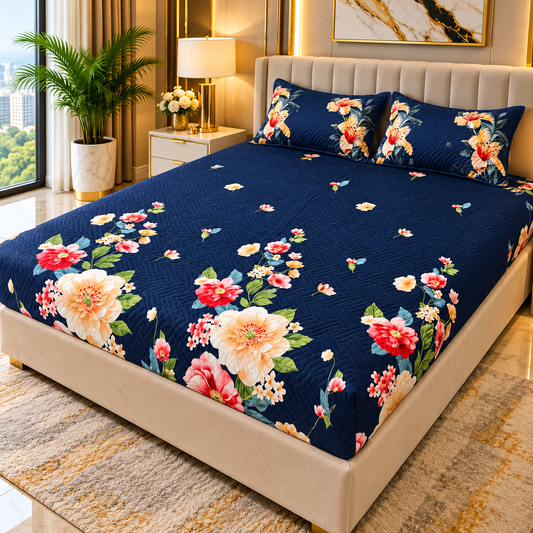 Qulited Water Proof Mattress Protector with Pillow Cover #3105