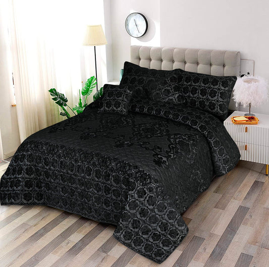 HEAVY PLACHI FULLY QUILTED BED SPREAD (5PCS) 4112