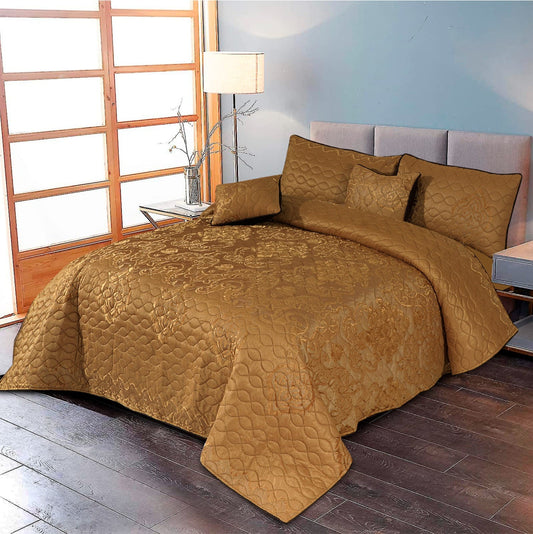 HEAVY PLACHI FULLY QUILTED BED SPREAD (5PCS) 4111