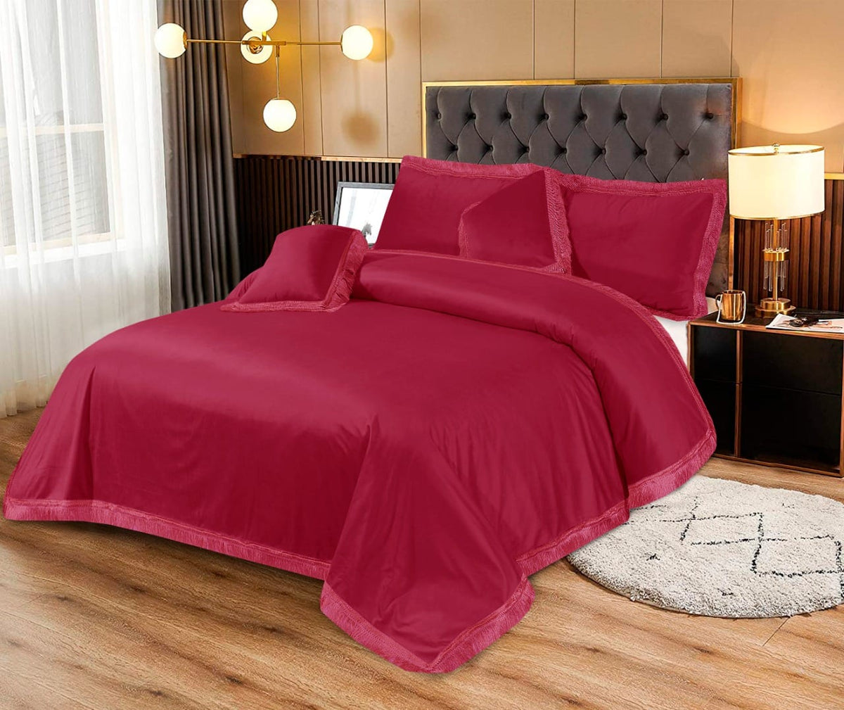 SWEET VELVET FANCY BEDSHEET (5PCS) 1705