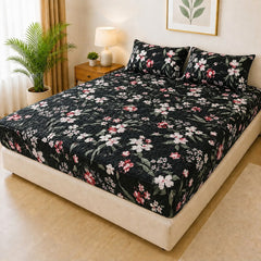 Qulited Water Proof Mattress Protector with Pillow Cover
