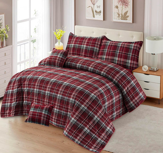 ROYAL SQURE BED SPREAD 5 PCS SET 3101